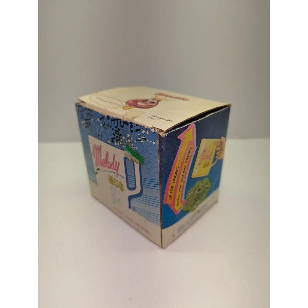 Vintage Melody‎ Mug Sunny Funnies SingingOld McDonald Had a Farm Mug + Box Works